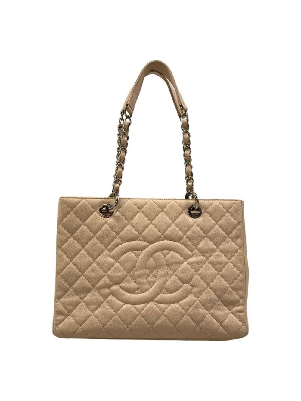 Chanel Tote Bag Grand Shopping GST Medium Pink Beige